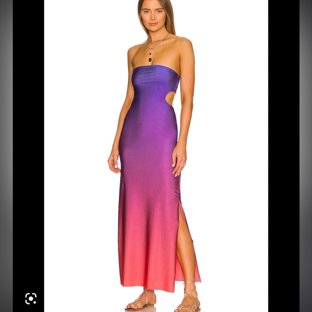 BAOBAB Mambo Ombré Strapless Dress
